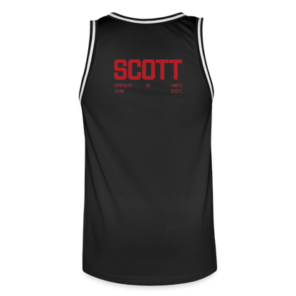 Team Scott träningslinne  herr - svart/vit
